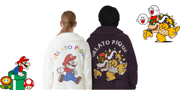 SUPER MARIO meets GELATO PIQUE ルームウェア Super Mario meets Gelato Pique - My Nintendo Store - Nintendo